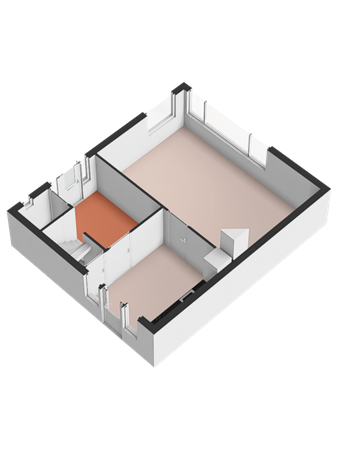 Floorplan - Koningin Wilhelminastraat 9, 3751 DD Bunschoten-Spakenburg